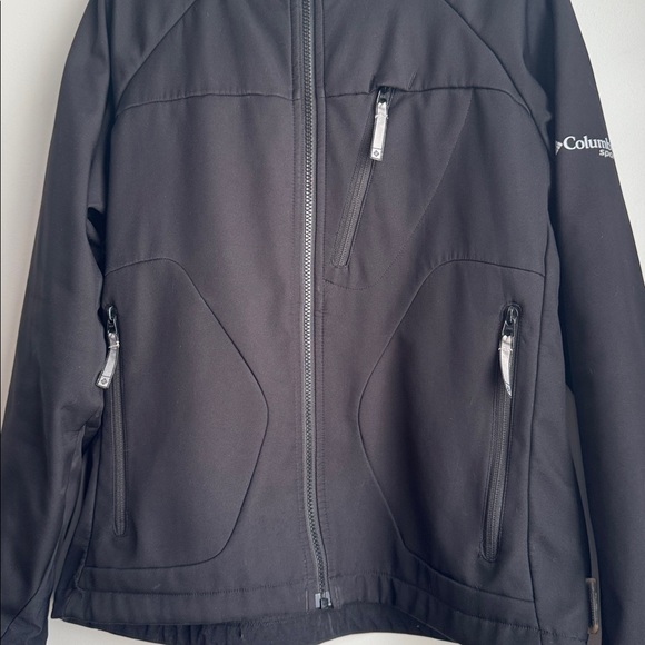 Columbia Black Full-Zip Hooded Jacket - Picture 3 of 7